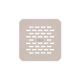 Cut out image of the Roca Terran-N Brick Beige Drain Cover